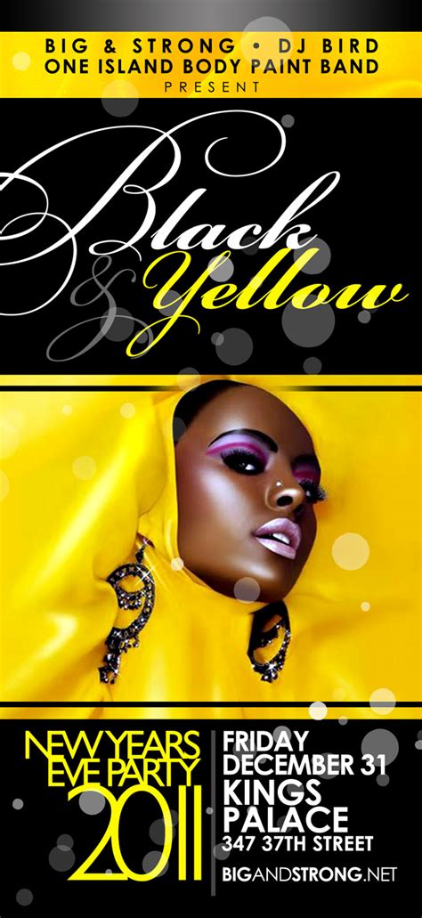 Black And Yellow Flyer Am Creative Group