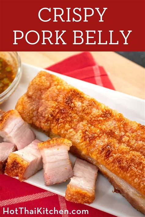 Best Simplest Crispy Pork Belly