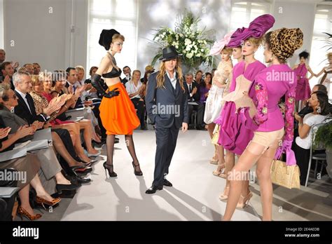 British Designer John Galliano Appears During Christian Dior Fall