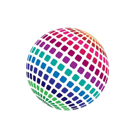 Premium Vector Colorful Globe Unique Logo Design