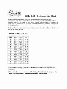 2023 Bill Levkoff Size Chart Fillable Printable Pdf Forms Handypdf