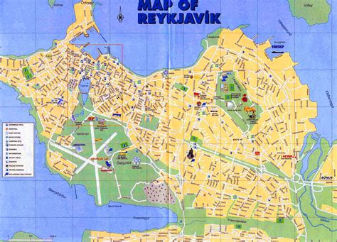 Map Of Cities Map Of Reykjavik