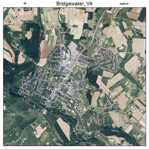 Aerial Photography Map Of Bridgewater Va Virginia