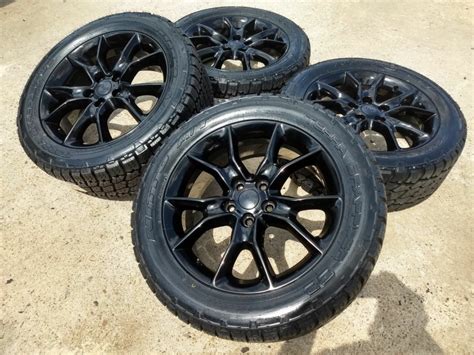 20 Jeep Grand Cherokee Oem Gloss Black Wheels And Nitto Terra Grappler
