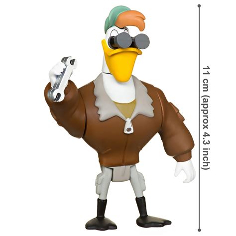 Phatmojo Ducktales 4 Inch Action Figure Small Size Figurine Launchpad