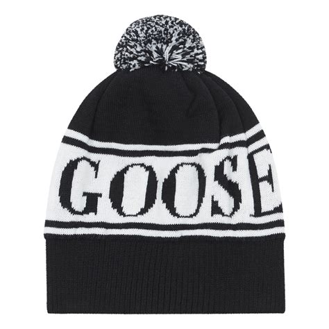 Mütze für damen von canada goose in weiß. Mütze aus Merinowolle Kanada Schwarz Canada Goose Mode ...