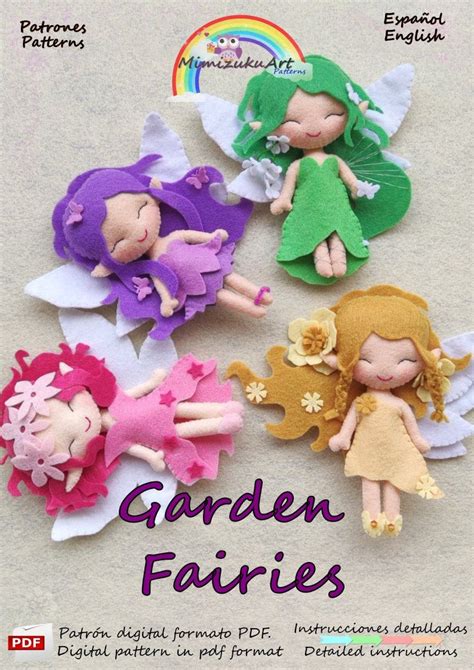 Garden Fairies Pdf Pattern This Is A Pdf Pattern Download This Is Not
