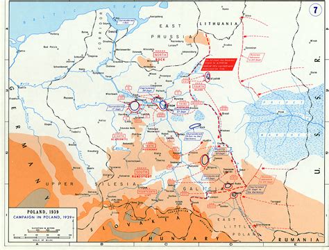 Invasion Of Poland Maps September 1939 Historical Resources About