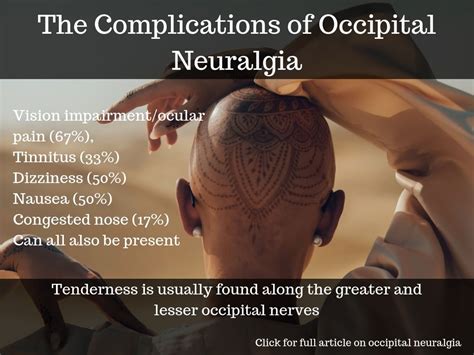 Cervico Occipital Neuralgia Infographic Migraines Remedies Chronic