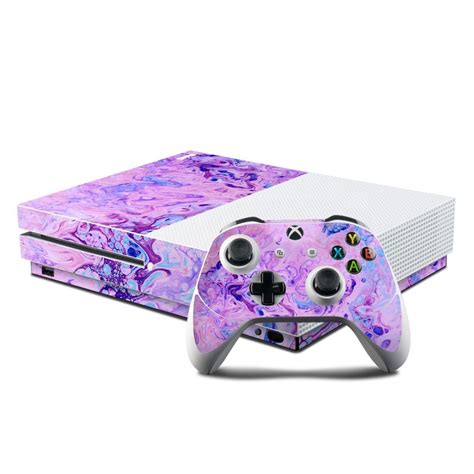 Microsoft Xbox One S Console And Controller Kit Skin Bubble Bath By