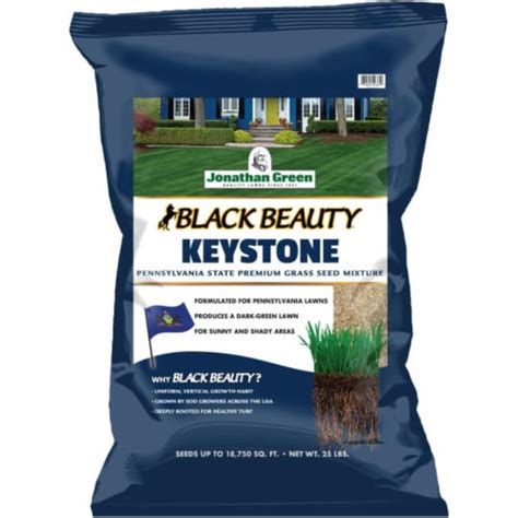 Jonathan Green Black Beauty Keystone Pennsylvania State Mix Sun Shade Grass Seed Mixture