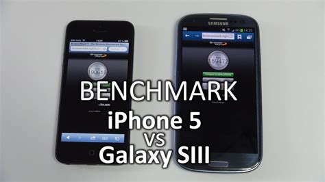 Benchmark Apple Iphone 5 Vs Samsung Galaxy S3 Swagtab Youtube