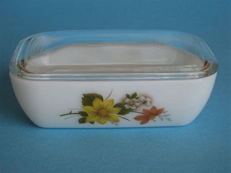 Autumn Glory Butter Dish By Pyrex Pyrex Vintage Pyrex Butter Dish