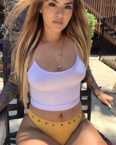 Hot Latina Chick Tiff Villa Gomez Tight Top Nipple Piercing Hltvg