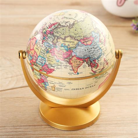 Globe World Desktop Rotating Earth Map Ocean Geography Kid Learn