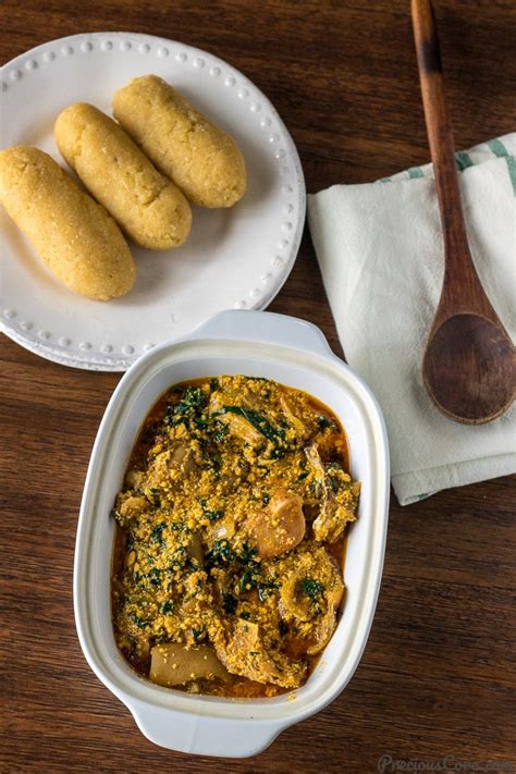 Ground egusi seeds give this soup a unique color and flavor. EGUSI SOUP - NIGERIAN EGUSI SOUP | Precious Core