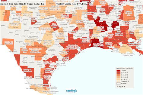 Houston Crime Map Houston Crime Rate Map Texas Usa Texas Crime
