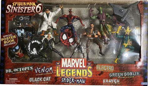 Marvel Legends Box Sets Toybiz Spider Man Vs Sinister Box Set