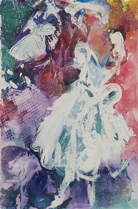 Abstract Ballerina Painting By Sandra Gittleson