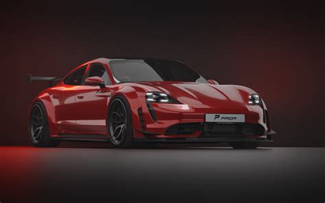 Wide body kit for the Porsche Taycan - Tires & Parts News