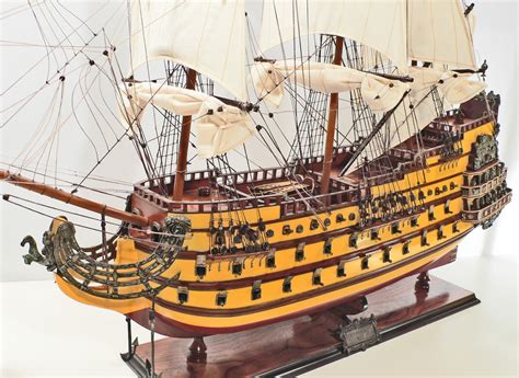 Le Soleil Royal 1669 Yellow Nain Ship Models
