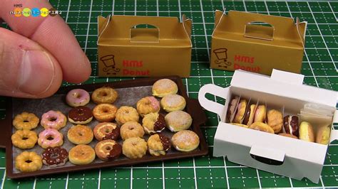 Diy Fake Food Miniature Donut ミニチュアドーナツ作り Miniature Food Barbie