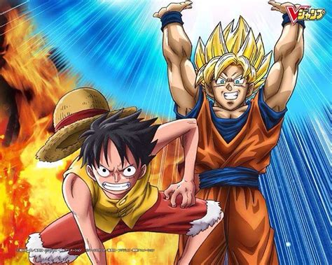 Goku Vs Luffy Anime Drawings Anime Anime Drawing Styles