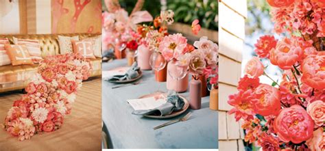 51 Trendy Ways To Use Living Coral In Your Wedding