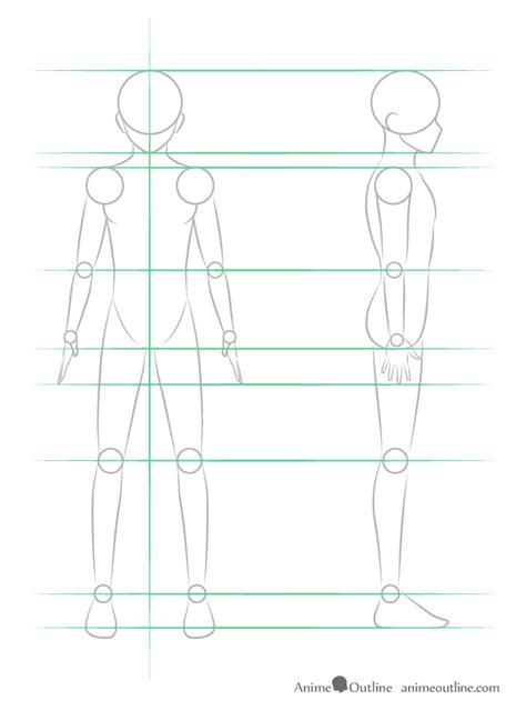 Anime Body Sketch Male An Elaborate Tutorial On How To Draw The Male Body For Beginners And