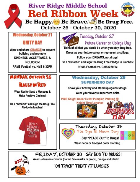 1026 1030 Red Ribbon Week River Ridge Middle School