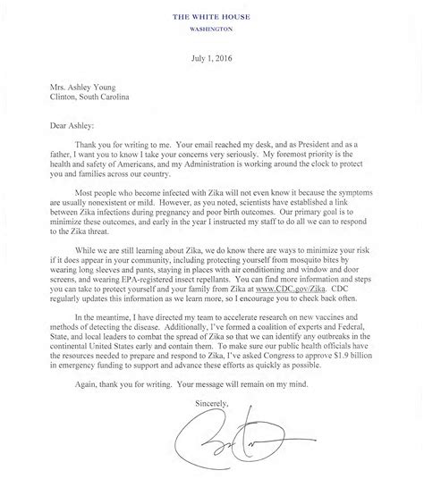 If you're lucky, your letter may be among the ones chosen. Asked and Answered: President Obama's Letter to a Mother ...