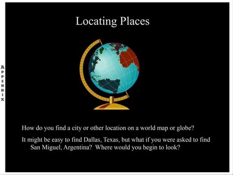 Locating Places Using Coordinatesppt