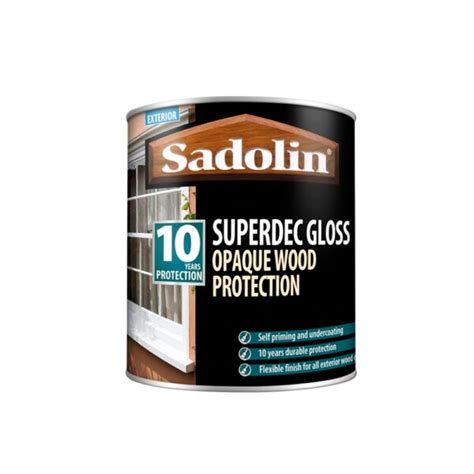 Sadolin Superdec Satin Opaque Wood Protection Super White L Masis