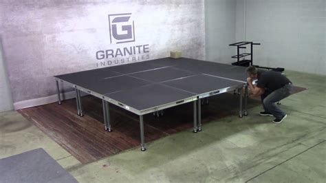 Granite Industries Axis Aluminum Stage Assembly 12 X 12 Youtube
