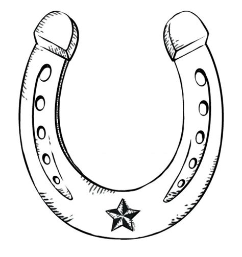 14 Horseshoe Drawing For Free Download On Horse Shoe Tattoo