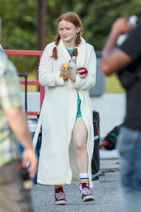 Sadie Sink On The Set Of Stranger Things Season 3 In Palmetto 10 04 2018 Hawtcelebs