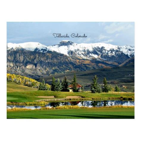 Beautiful Telluride Colorado Landscape Postcard