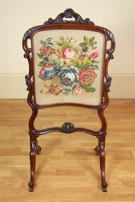 A fireplace screen can be made of different materials and you can give it a lot of cool looks depending on your interior style. A Victorian rosewood and needlework fire-screen, the ...