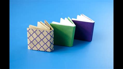 Easy Way To Make A Mini Book Origami Book Youtube