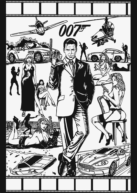 James Bond 007 Fan Art Gallery Posters Drawings And More