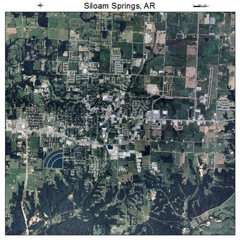 Aerial Photography Map Of Siloam Springs Ar Arkansas
