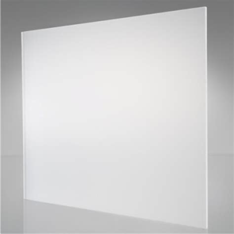 1 8 Translucent White Acrylic Sheet 1 Side Matte P95