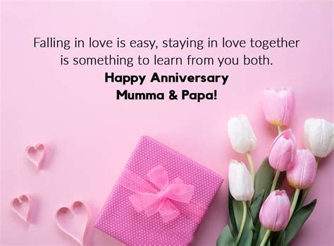 Happy Anniversary Wishes For Mom Dad Quotes Messages Status Images The Birthday Wishes