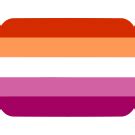 New Lesbian Pride Flag Discord Emoji