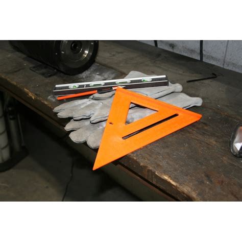 Swanson Tool Company 8 In Speedlite Square—orange Composite In The