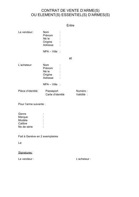 Exemple De Contrat De Vente Entre Particuliers Format Pdf Name Place