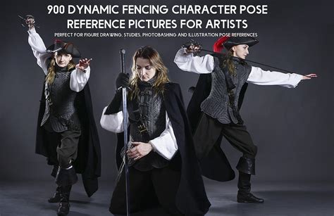 900+ Dynamic Fencing Character Pose Reference pictures ...