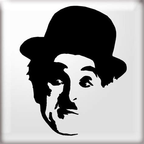 The Stencil Studio Charlie Chaplin Stencil Famous Faces For