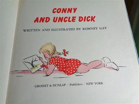 Conny And Uncle Dick Written And Illustrated By Romney Gay Etsy