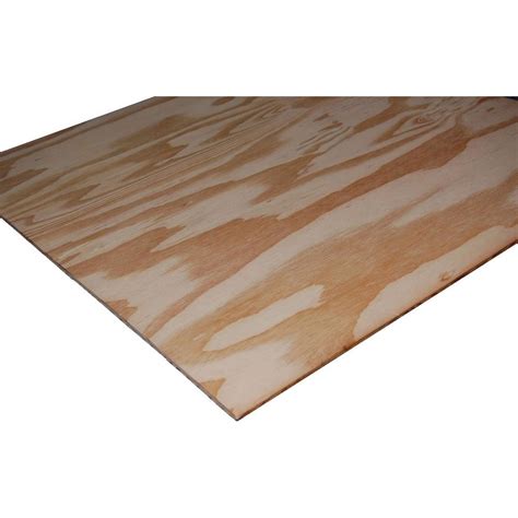 Unbranded 1132 In X 2 Ft X 2 Ft Sanded Plywood Actual 0322 In X